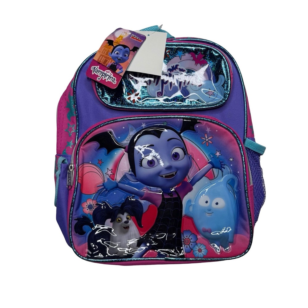 Vampirina Disney Jr kids girls kindergarten school backpack 12"